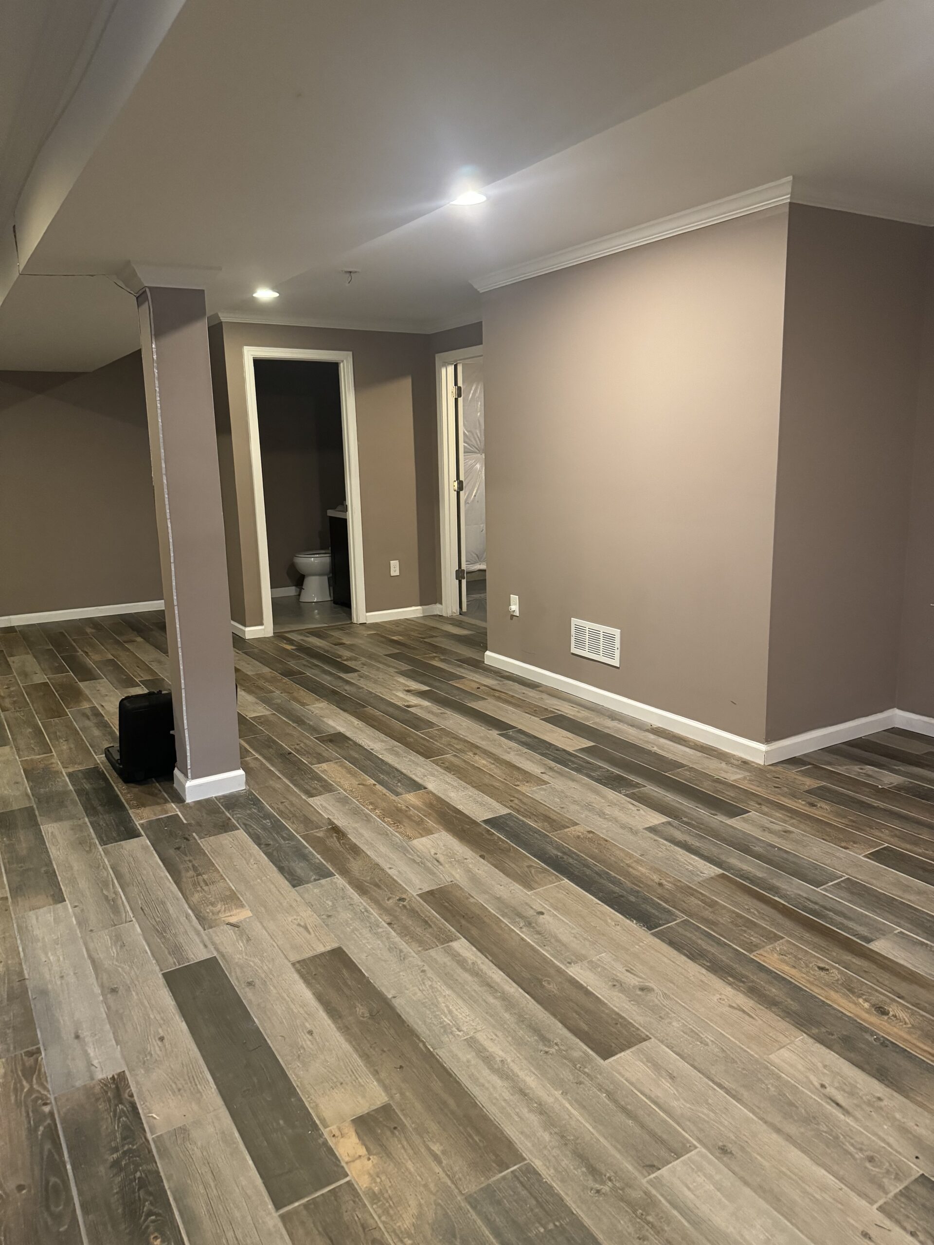 Same main level and living area after mitigation and restoration